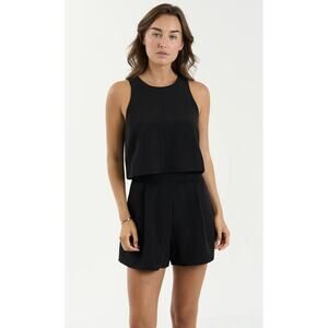 Anthropologie Sundays By Wearsundays Rae Top Black Size M